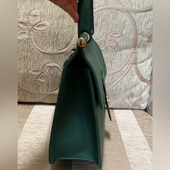 Coach Willis top handle in hunter green 5785 - Picture 13 of 15